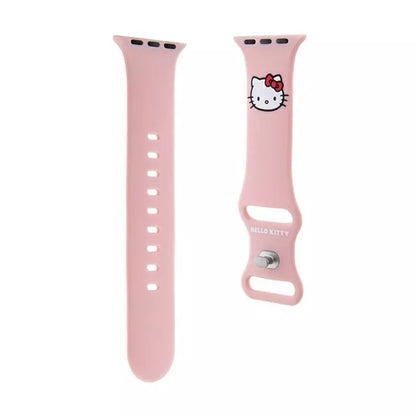 Hello Kitty Silikoninis Kitty Galvutės dirželis Apple Watch 38/40/41 mm (rožinis)