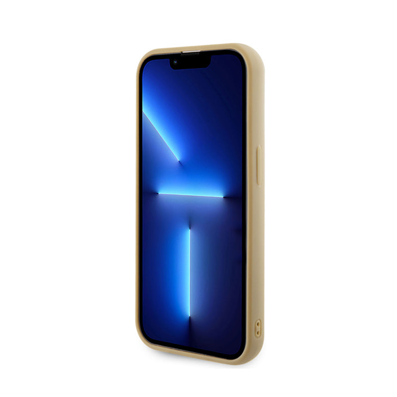 Guess Disco Metal Script – dėklas, skirtas „iPhone 15 Pro“ (auksinis)