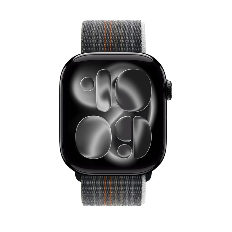 Crong Nailono sportinis dirželis, skirtas Apple Watch 44/45/46/49 mm (Midnight Run)