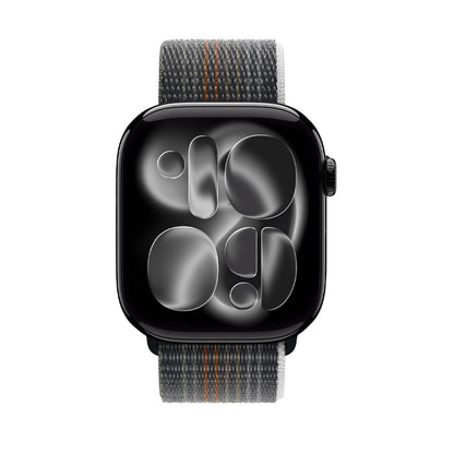 Crong Nailono sportinis dirželis, skirtas Apple Watch 44/45/46/49 mm (Midnight Run)