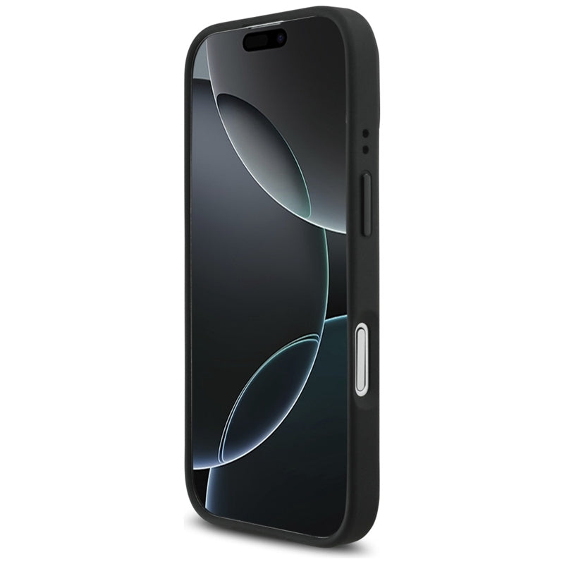 BMW M Dyjuotas logotipas MagSafe - iPhone 17 dėklas (juodas)