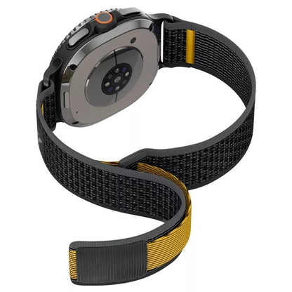 Spigen Athlex Air – Dirželis, skirtas Samsung Galaxy Watch 8 / Watch 8 Classic 40 / 44 / 46 mm (Aktyvus Juodas)
