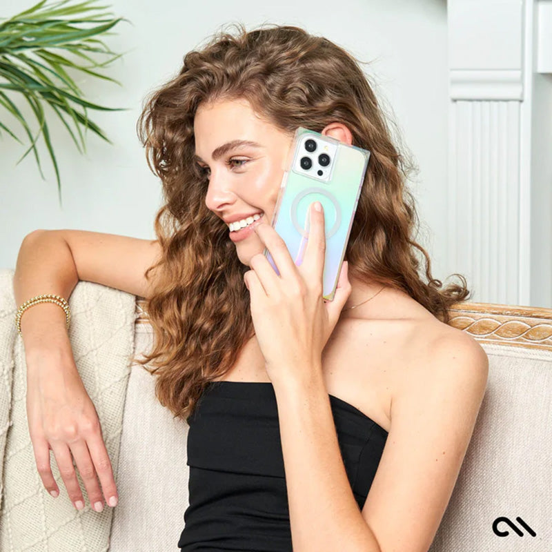 Case-Mate BLOX MagSafe – „iPhone 15 Pro Max“ dėklas („Rainbow Frosting“)