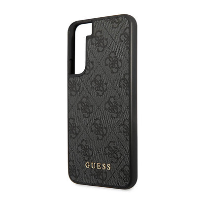 Guess 4G Metal Logo – dėklas Samsung Galaxy S23 (pilkas)