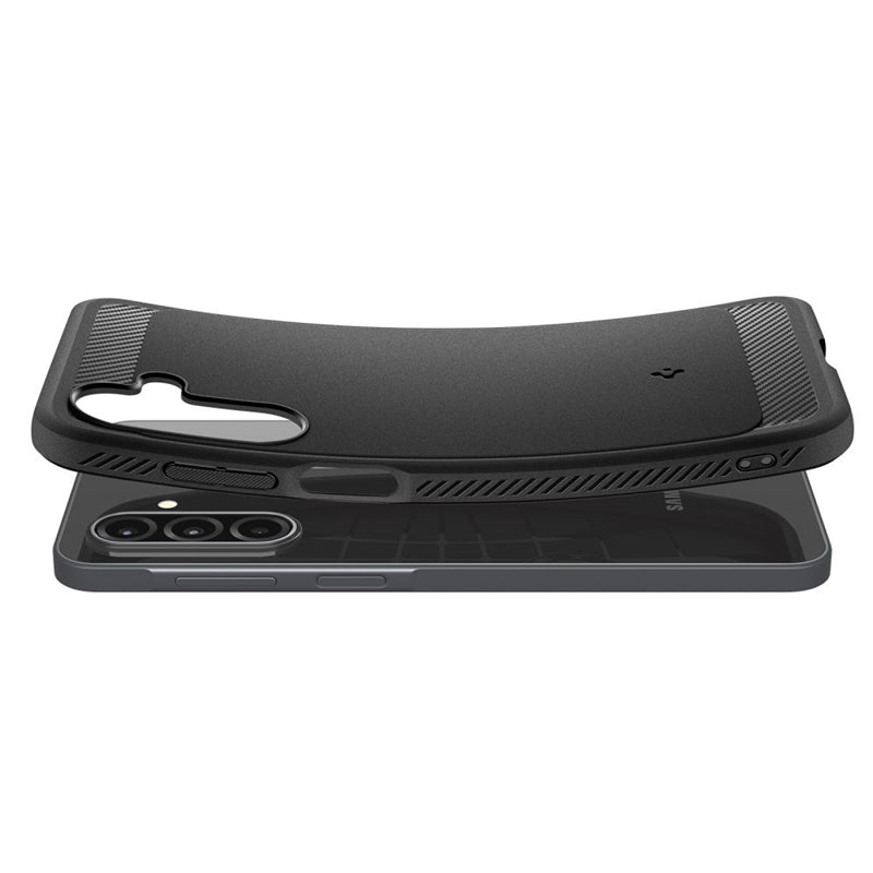 Spigen Rugged Armor - Dėklas, skirtas Samsung Galaxy A17 4G / 5G (Juodas)