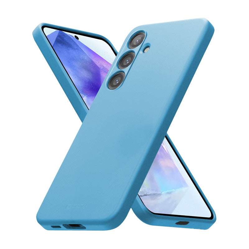 Crong Color Cover – dėklas, skirtas „Samsung Galaxy A55 5G“ (mėlynas)