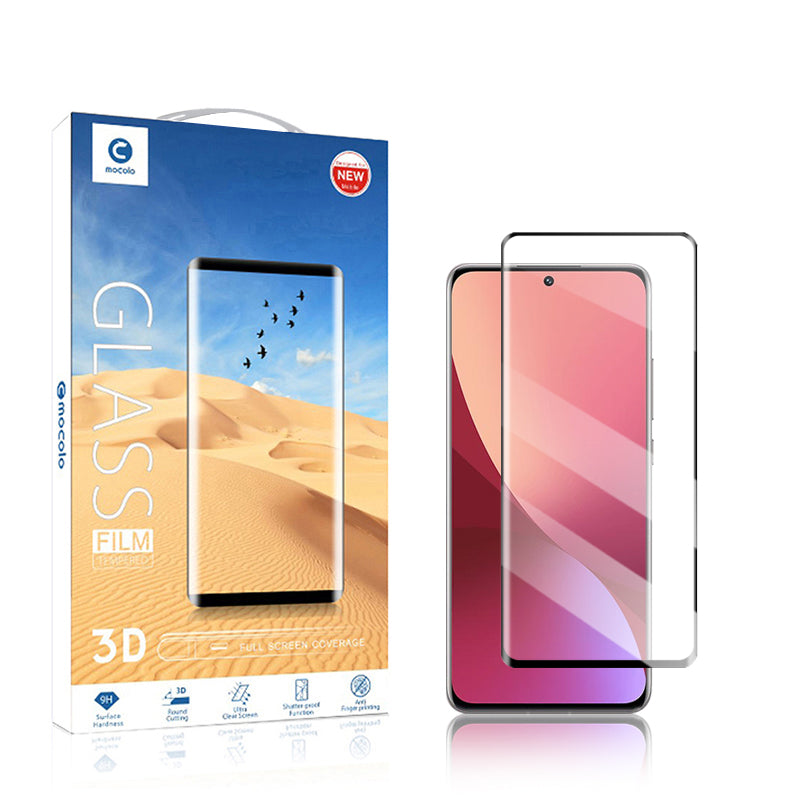 Mocolo 3D 9H Full Glue – Viso ekrano apsauginis stiklas, skirtas Xiaomi 12 Pro (juodas)