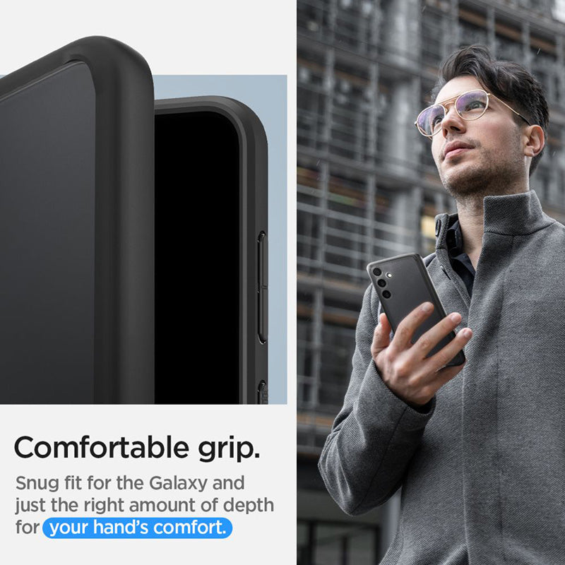 Spigen Ultra Hybrid – dėklas, skirtas „Samsung Galaxy S24+“ (matinės juodos spalvos)