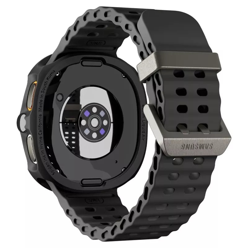 Spigen Liquid Air – Dėklas, skirtas Samsung Galaxy Watch 8 40 mm (Matinė juoda)