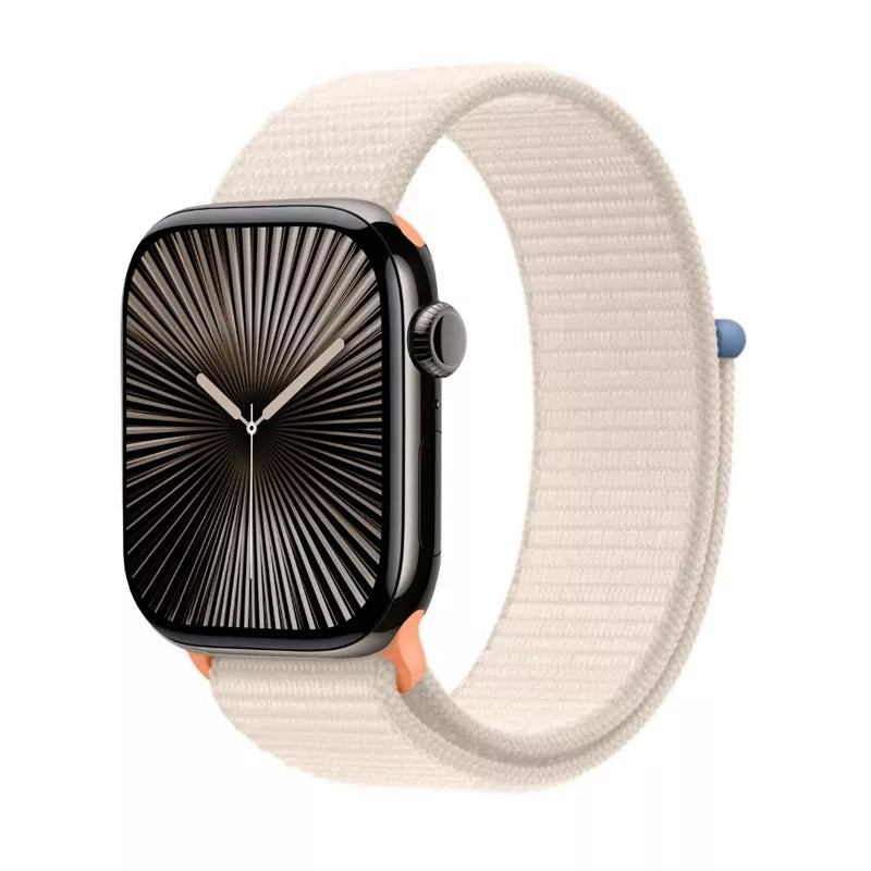 Crong Nylon – sportinis dirželis, skirtas „Apple Watch“ 38/40/41/42 mm (žvaigždžių šviesa)
