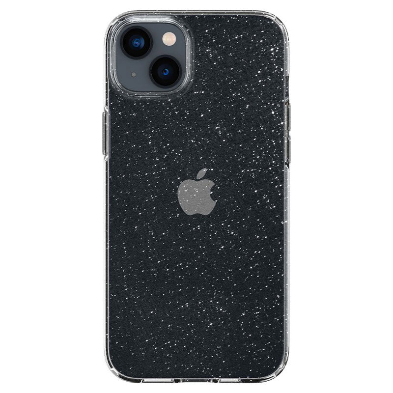 Spigen Liquid Crystal Glitter – dėklas, skirtas „iPhone 15 Plus“ / „iPhone 14 Plus“ (skaidrus)