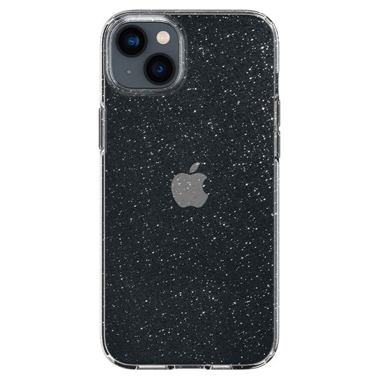 Spigen Liquid Crystal Glitter – dėklas, skirtas „iPhone 15 Plus“ / „iPhone 14 Plus“ (skaidrus)