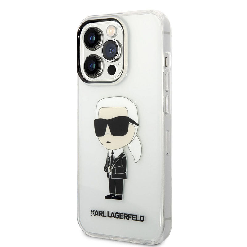 Karl Lagerfeld IML NFT Ikonik – dėklas, skirtas iPhone 14 Pro (skaidrus)