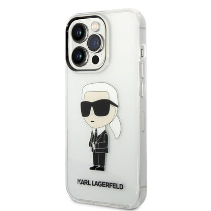 Karl Lagerfeld IML NFT Ikonik – dėklas, skirtas iPhone 14 Pro (skaidrus)