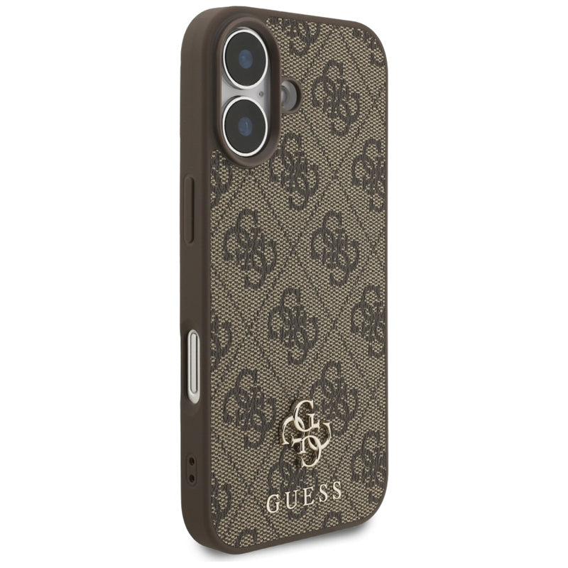 Guess 4G Small 4G ir Classic MagSafe dėklas iPhone 17 (rudas)