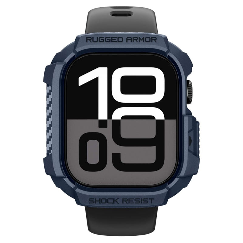 Spigen Rugged Armor V2 - Dėklas Apple Watch 10 / 11 42 mm (Tamsiai mėlyna)