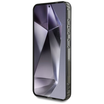 Karl Lagerfeld Karlo galvos logotipas su kalnų krištolais – Dėklas, skirtas Samsung Galaxy S25 (Juoda)