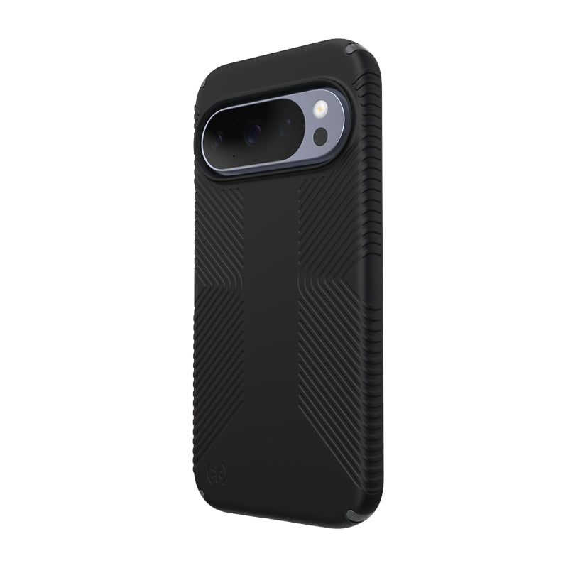 Speck Presidio2 Grip Magnet - Dėklas Google Pixel 10 / Google Pixel 10 Pro (Juoda/Skalūno pilka)