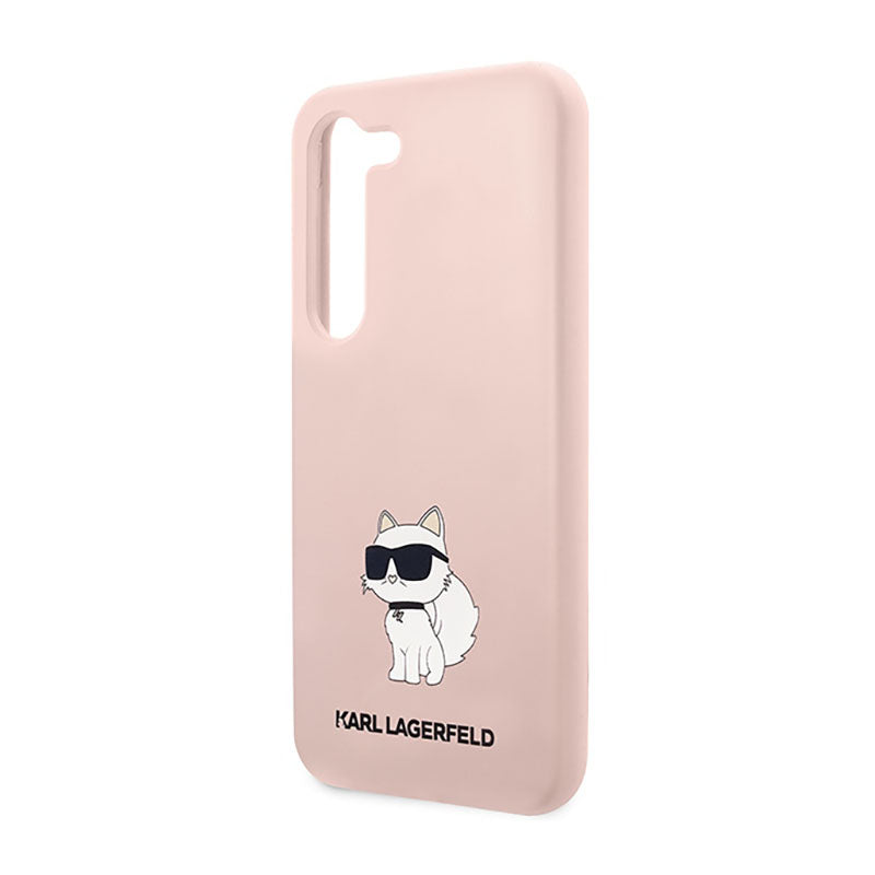 Karl Lagerfeld Silicone NFT Choupette – dėklas Samsung Galaxy S23 (rožinis)