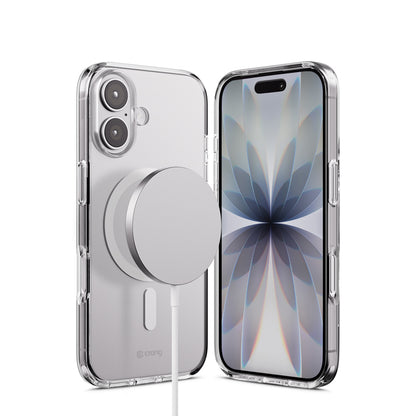 Crong Clear MAG Cover - „MagSafe“ iPhone 17 dėklas (Skaidrus)