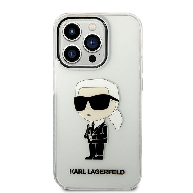 Karl Lagerfeld IML NFT Ikonik – dėklas, skirtas iPhone 14 Pro (skaidrus)