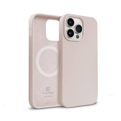Crong Color Cover magnetinis dėklas, skirtas iPhone 14 Pro (smėlio rožinė)