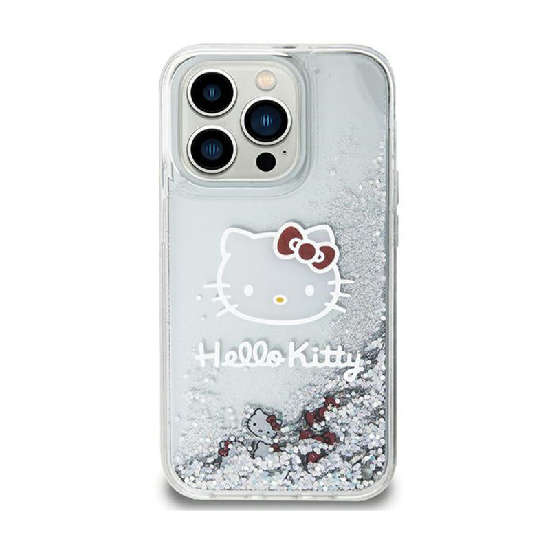 Hello Kitty skysti blizgūs pakabukai „Kitty Head“ – iPhone 11 dėklas (sidabrinis)