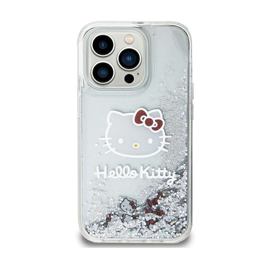 Hello Kitty skysti blizgūs pakabukai „Kitty Head“ – iPhone 11 dėklas (sidabrinis)