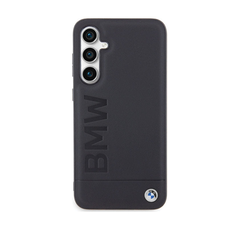 BMW Leather Hot Stamp – "Samsung Galaxy S23 FE" dėklas (juodas)
