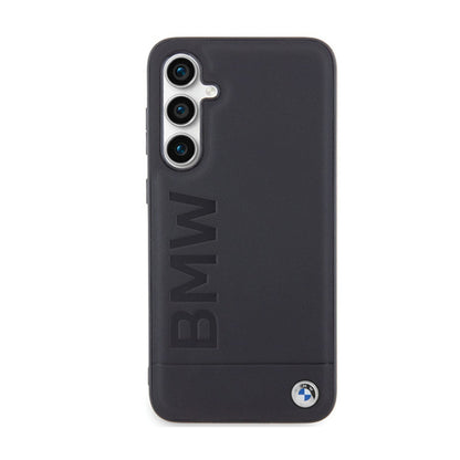 BMW Leather Hot Stamp – "Samsung Galaxy S23 FE" dėklas (juodas)