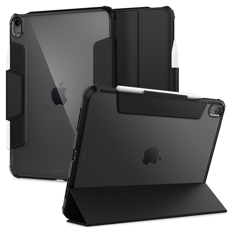 Spigen Ultra Hybrid Pro – dėklas, skirtas iPad Air 11" M3 (2025) / M2 (2024) / iPad Air 10.9" (5-os – 4-os kartos) (2022–2020) (juodas)