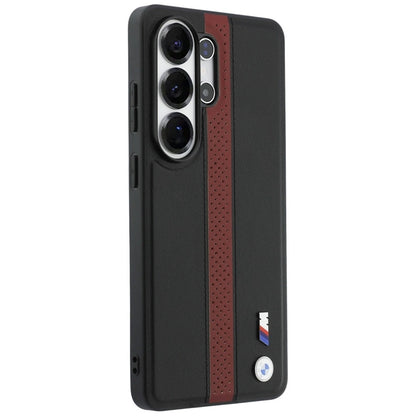 BMW M perforuota juostelės logotipo „MagSafe“ dėklas „Samsung Galaxy S26 Ultra“ (raudonas)