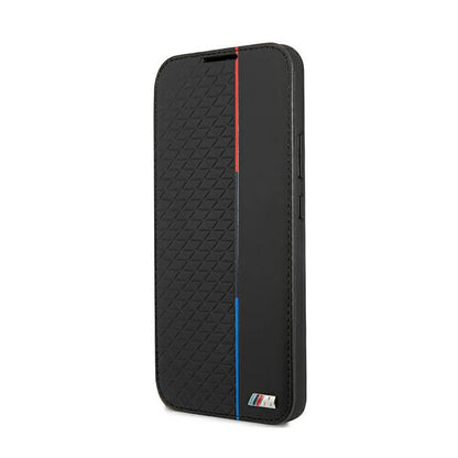 BMW knygos tipo M kolekcijos trikampiai – dėklas, skirtas „Samsung Galaxy S22+“ (juodas)