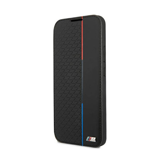 BMW knygos tipo M kolekcijos trikampiai – dėklas, skirtas „Samsung Galaxy S22+“ (juodas)