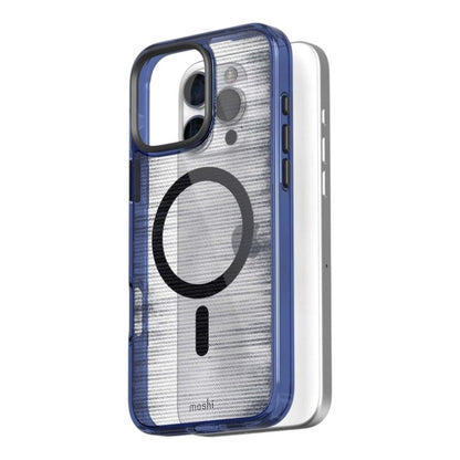 Moshi iGlaze MagSafe – dėklas „iPhone 16 Pro“ (Dusk Indigo)