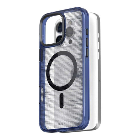 Moshi iGlaze MagSafe – dėklas „iPhone 16 Pro“ (Dusk Indigo)