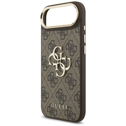 Guess 4G Big 4G Classic Logo dėklas iPhone Air (ruda / auksas)