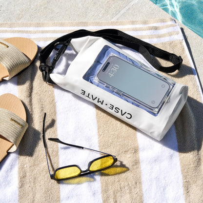 Case-Mate neperšlampamas mini telefono kibirėlis – neperšlampamas krepšys telefonams iki 7 colių su kišenėle (muilo burbulas)