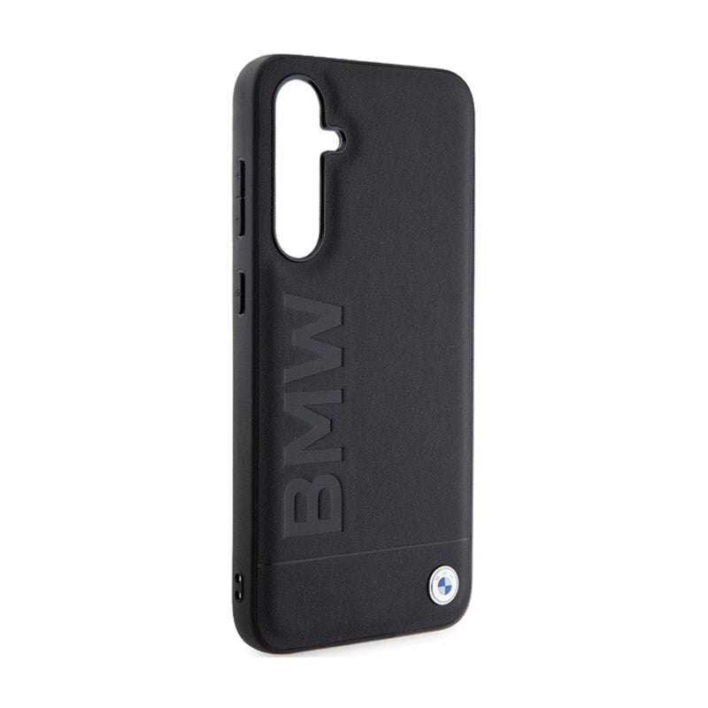 BMW Leather Hot Stamp – "Samsung Galaxy S23 FE" dėklas (juodas)