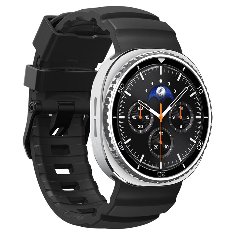 Spigen WBS2 - Dirželis Samsung Galaxy Watch 8 / 8 Classic 40 / 44 / 46 mm (Juodas)