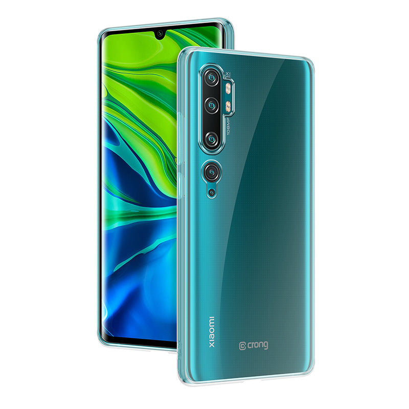 Crong Crystal Slim Cover - apsauginis dėklas, skirtas Xiaomi Mi Note 10 / Mi Note 10 Pro (skaidrus)