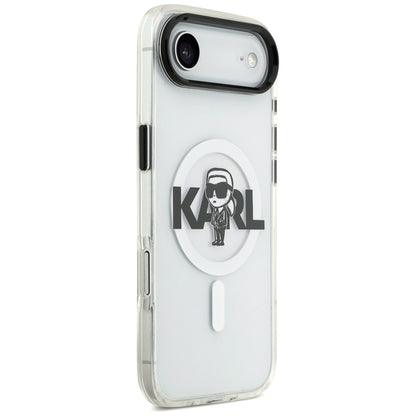 Karl Lagerfeld IML Karl Sketch Logotipas MagSafe - Dėklas iPhone Air (skaidrus)