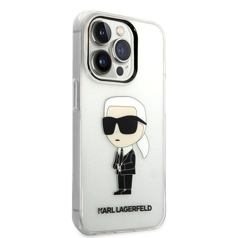 Karl Lagerfeld IML NFT Ikonik – dėklas, skirtas iPhone 14 Pro (skaidrus)