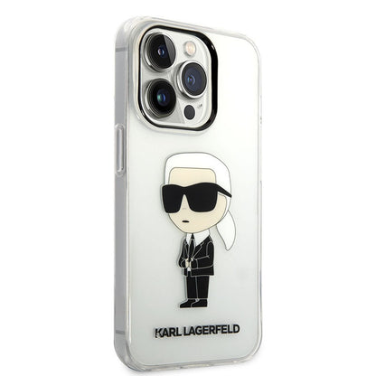 Karl Lagerfeld IML NFT Ikonik – dėklas, skirtas iPhone 14 Pro (skaidrus)