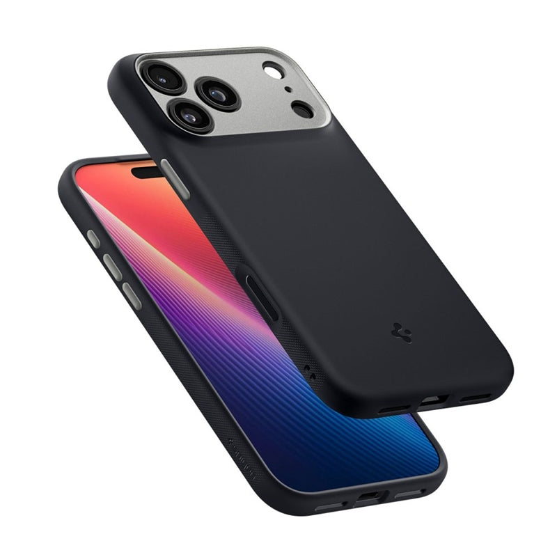 Spigen Nano Pop Mag MagSafe - Dėklas, skirtas iPhone 17 Pro Max (Juodasis sezamas)