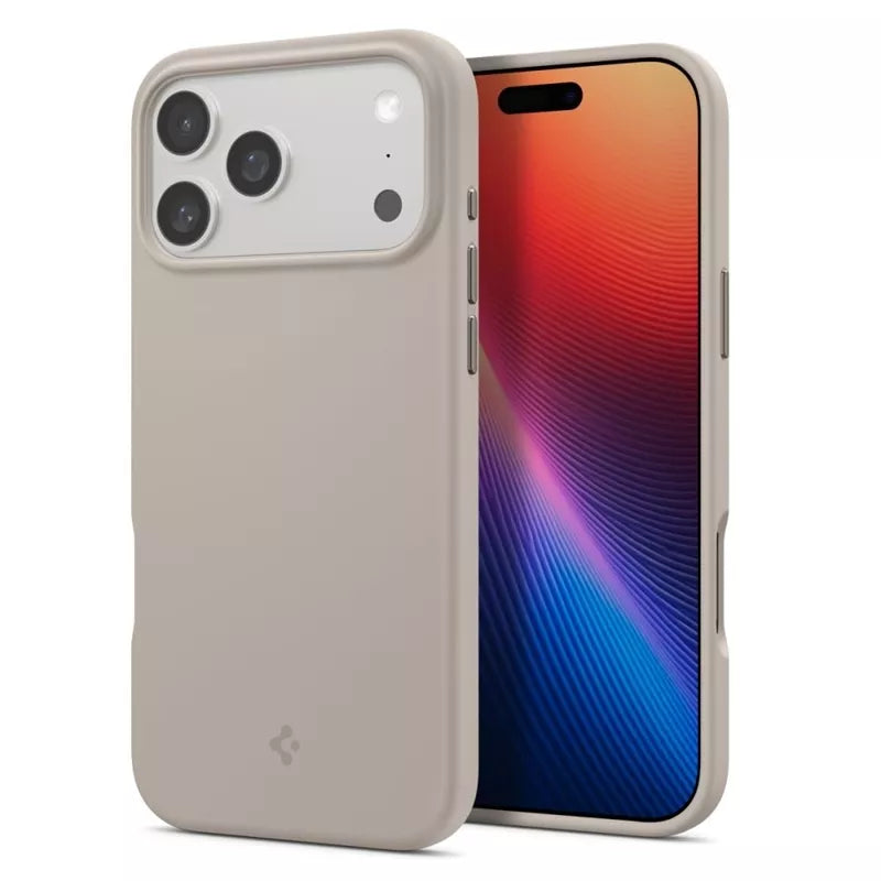 Spigen Silicone Fit Mag MagSafe - Dėklas, skirtas iPhone 17 Pro Max (Akmuo)