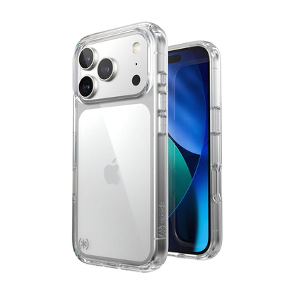 Speck Presidio Perfect-Clear – iPhone 17 Pro dėklas (Skaidrus)