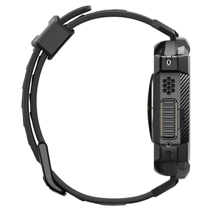 Spigen Rugged Armor Pro dėklas – apyrankė su dėklu, skirta Apple Watch Ultra 49 mm (juoda)