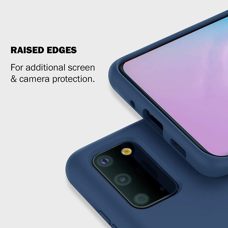 Crong spalvotas dėklas – lankstus dėklas, skirtas Samsung Galaxy S20 Ultra (mėlynas)