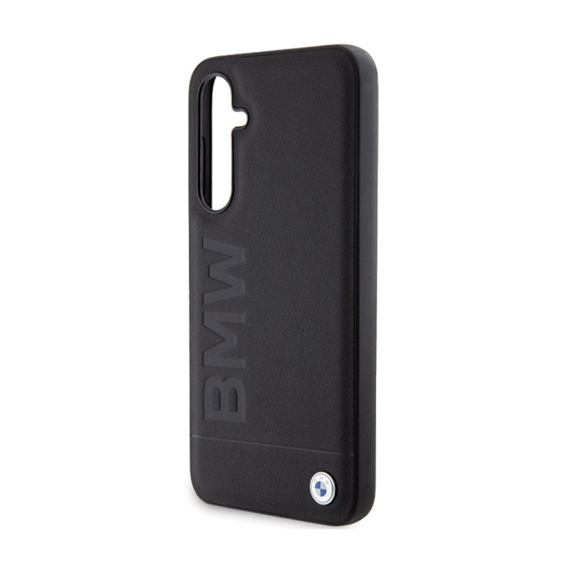 BMW Leather Hot Stamp – "Samsung Galaxy S23 FE" dėklas (juodas)